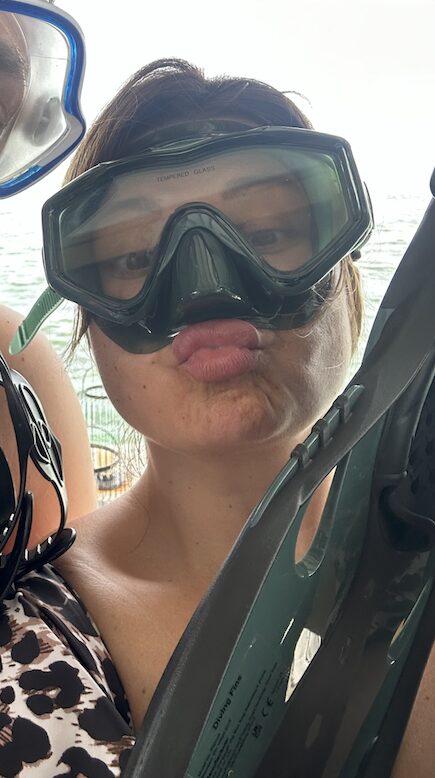 Privater Moment einer Hochzeitsfotografin vom Starnberger See in den eigenen Flitterwochen.